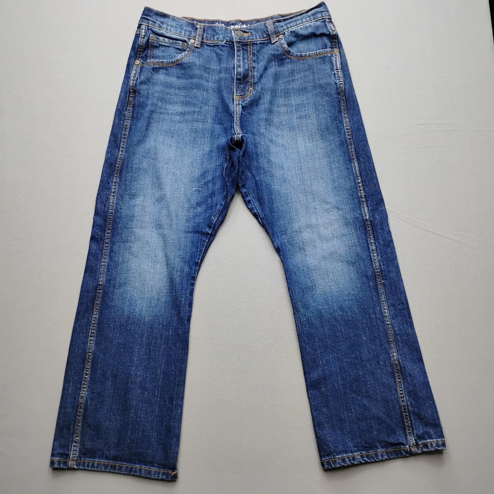 Wrangler Retro Relaxed Bootcut Jeans Mens 34x30 Blue Denim 10WRT20JH